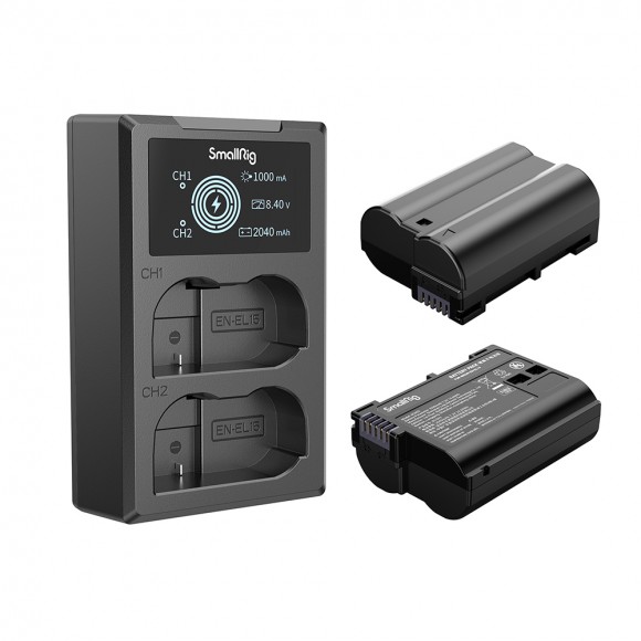 SmallRig Twin Battery & Charger Kit EN-EL15 3820B